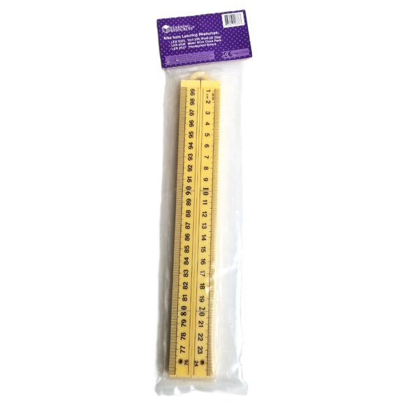 Learning Resources Folding Meter Stick LER 0538 Inch Ruler Educational Tool Math - Picture 2 of 5